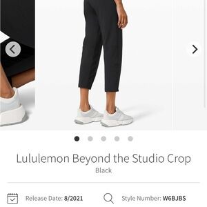 lululemon Beyond the Studio Crop
